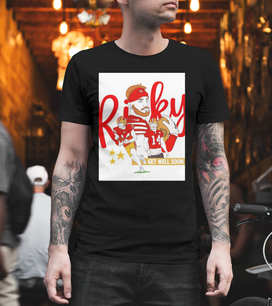 Ricky Pearsall San Francisco 49ers Get Well Soon Football T-Shirt