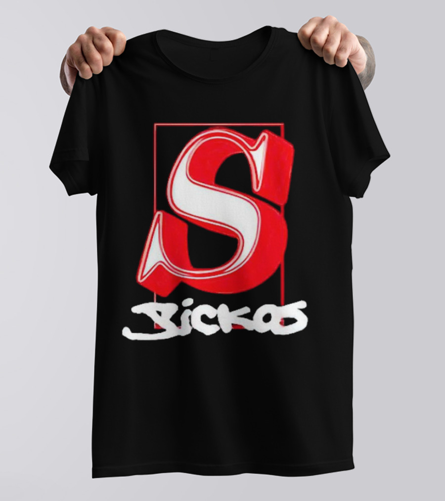 Sickos Serif Red S T-Shirt