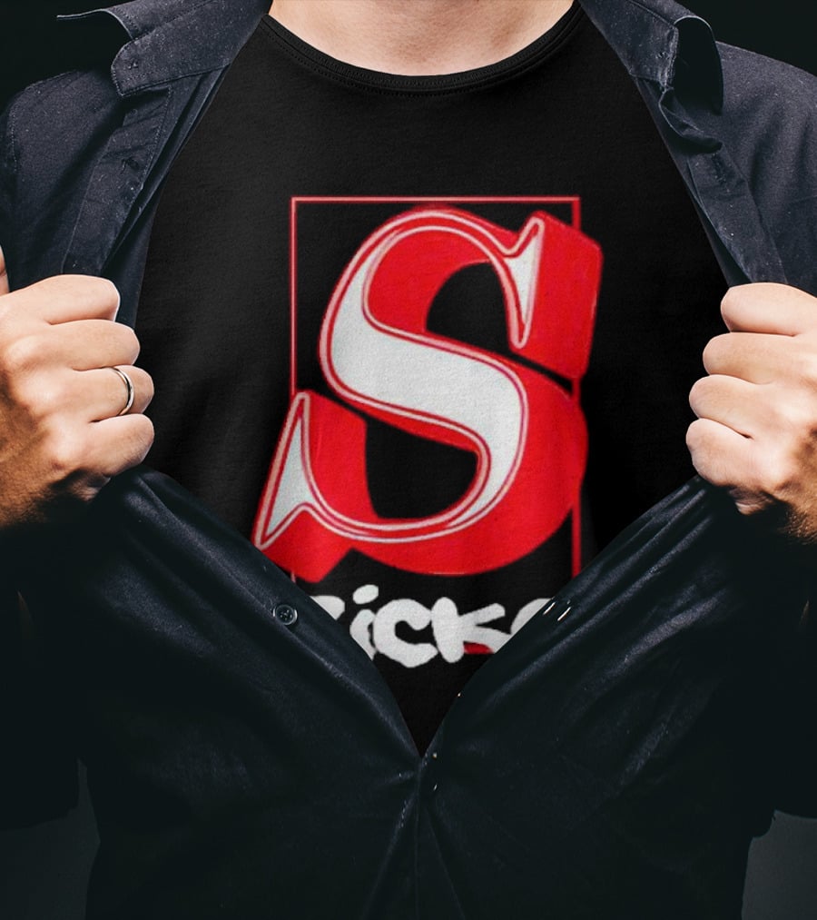 Sickos Serif Red S T-Shirt