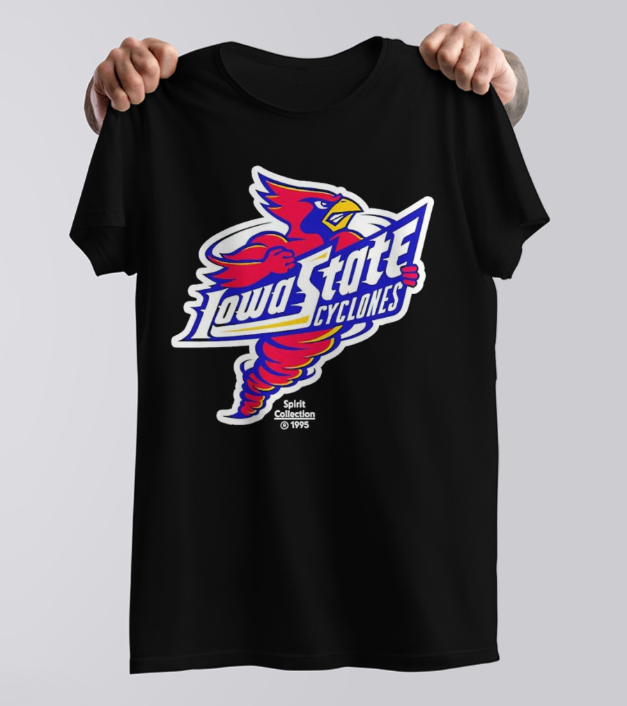 Tornado Cy Iowa State Cyclones Spirit Collection 1995 T-Shirt