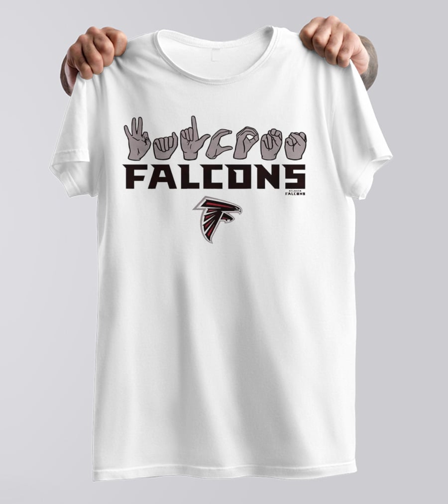 Love Sign Falcons ASL Atlanta Falcons T-Shirt