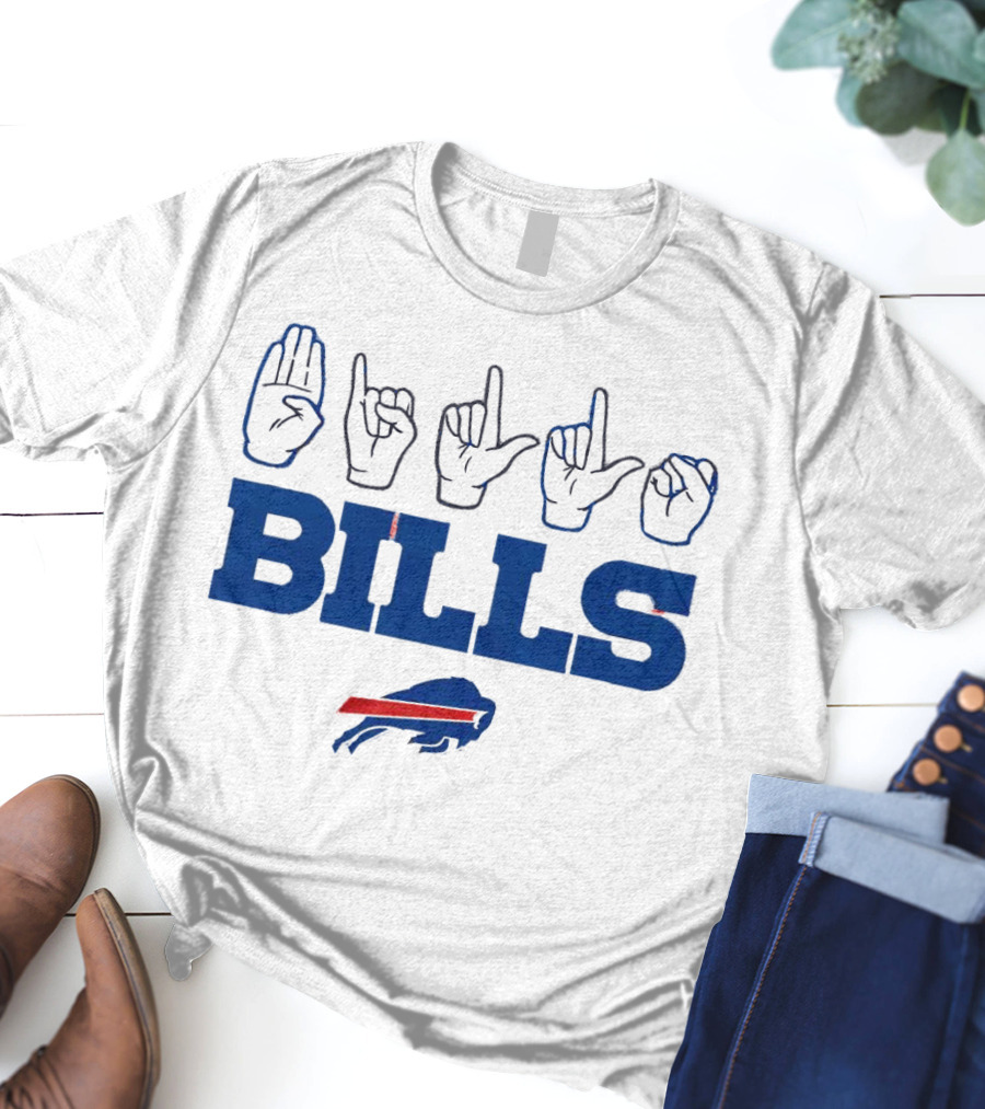 Love Bills ASL Buffalo Bills T-Shirt