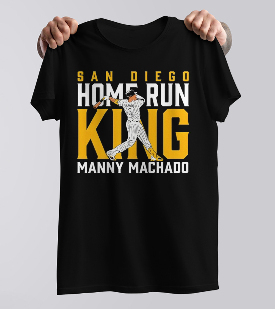 Manny Machado San Diego Home Run King Baseball Legend T-Shirt