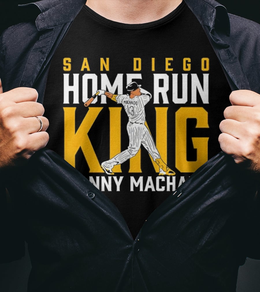 Manny Machado San Diego Home Run King Baseball Legend T-Shirt