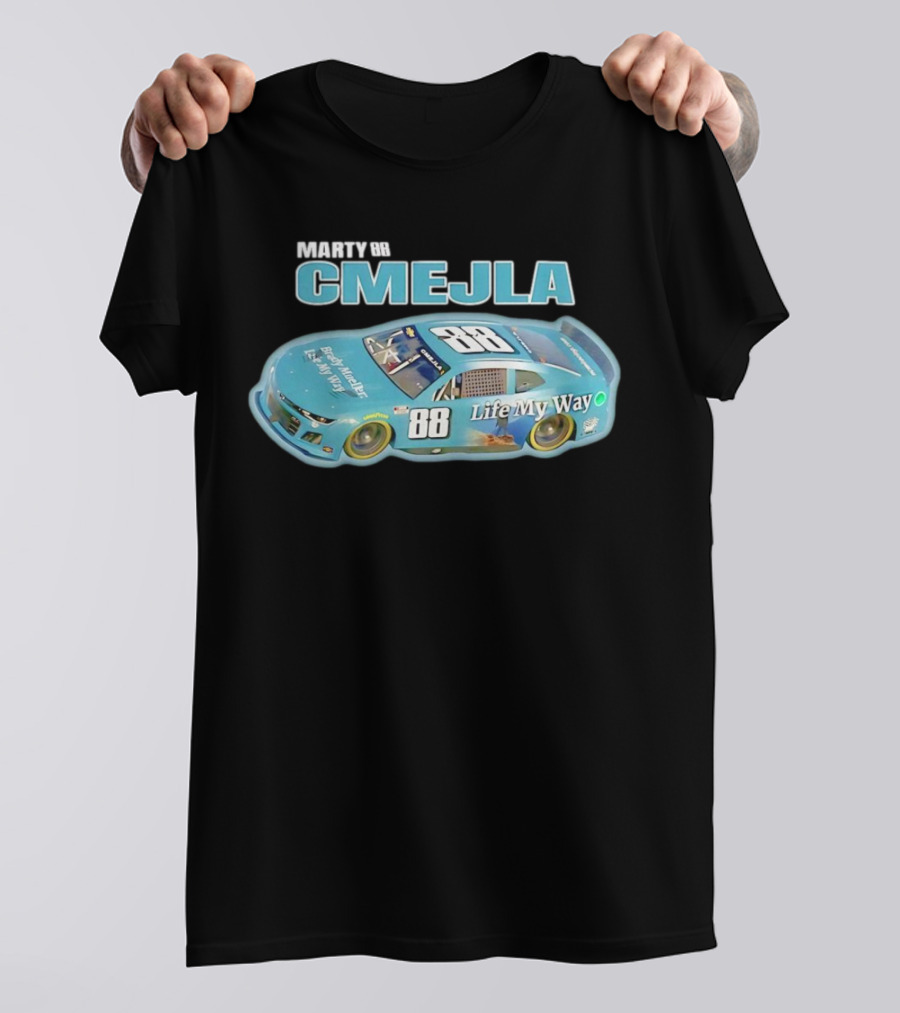 Marty Cmejla 88 Chevrolet Life My Way Racing Brady Mueller T-Shirt