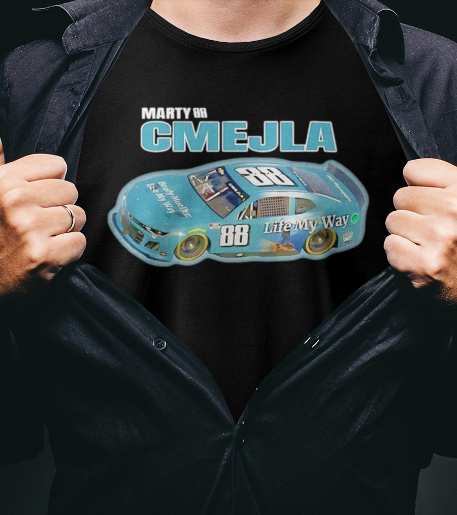 Marty Cmejla 88 Chevrolet Life My Way Racing Brady Mueller T-Shirt