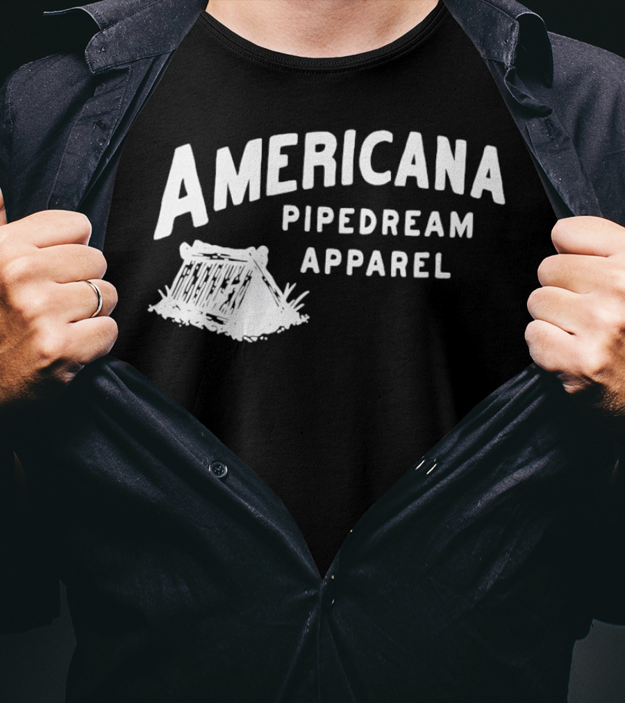 Americana Pipedream Apparel Camping Tent T-Shirt