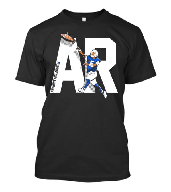 Anthony Richardson AR 5 Rocket Arm Football T-Shirt