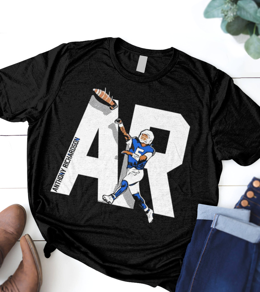 Anthony Richardson AR 5 Rocket Arm Football T-Shirt