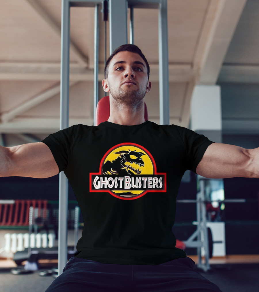 Ghost Busters Dinosaur Logo Jurassic Park T-Shirt