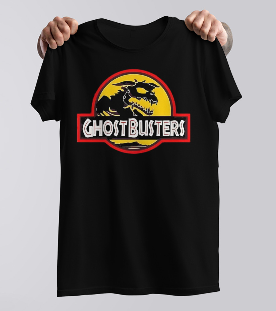 Ghost Busters Dinosaur Logo Jurassic Park T-Shirt