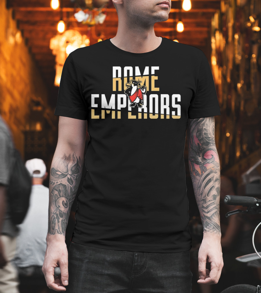 Rome Emperors Baseball Mascot T-Shirt