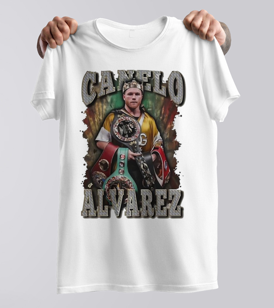 Canelo Alvarez Champion Boxing Titles Crown T-Shirt