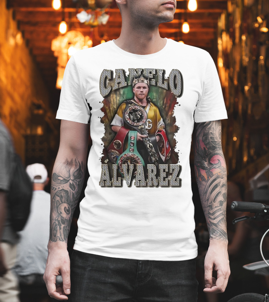 Canelo Alvarez Champion Boxing Titles Crown T-Shirt