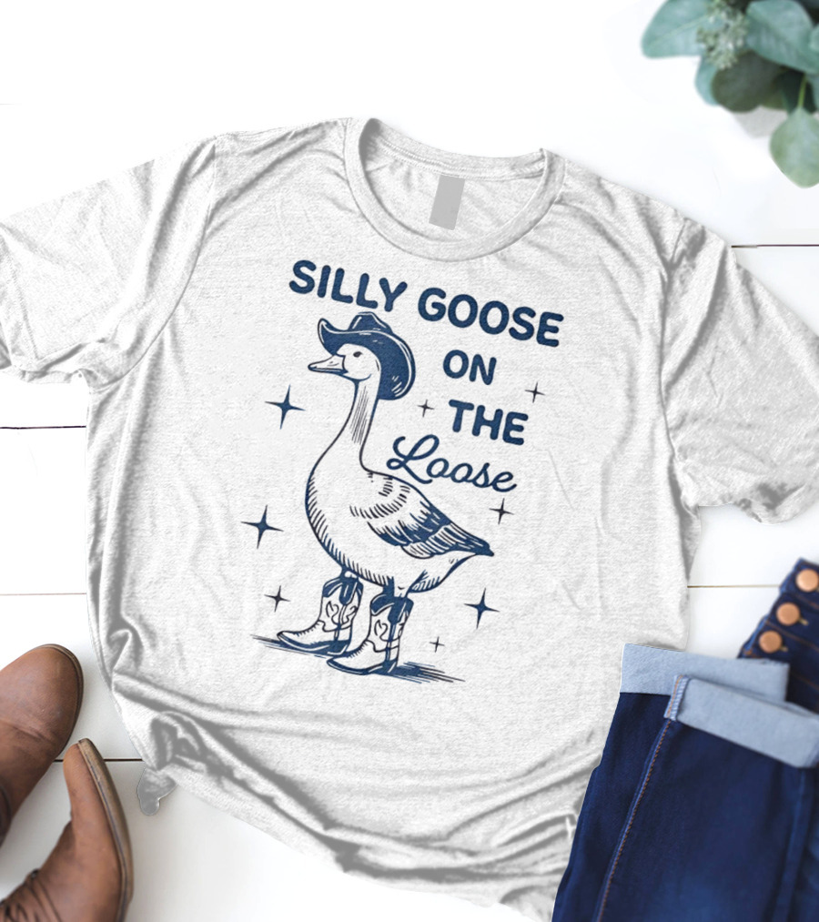 Silly Goose On The Loose Cowboy T-Shirt
