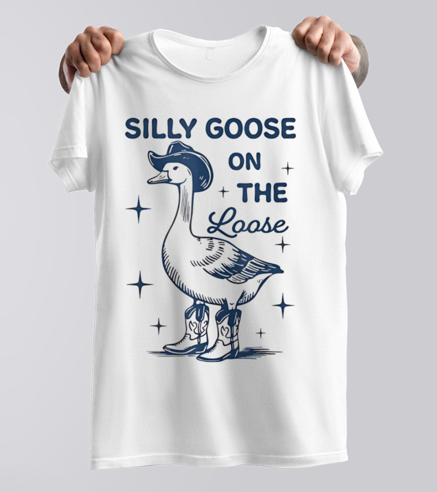 Silly Goose On The Loose Cowboy T-Shirt