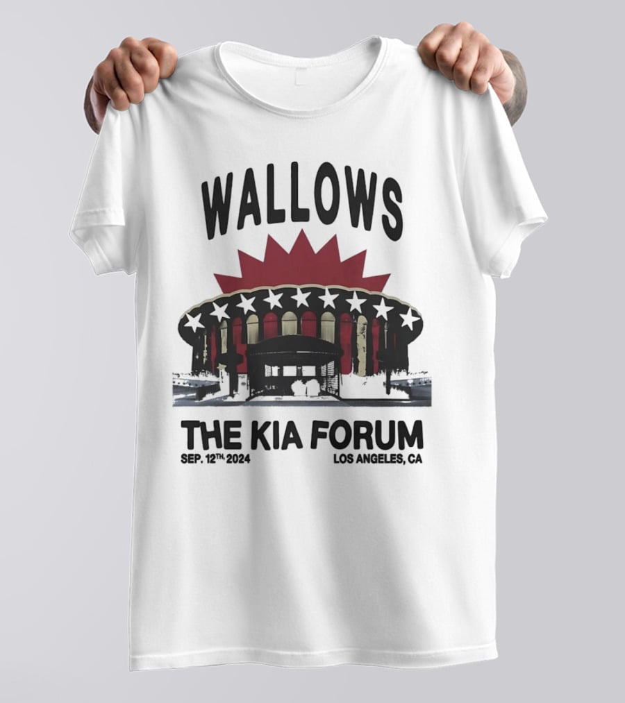 Wallows The Kia Forum Los Angeles Sep. 12th T-Shirt