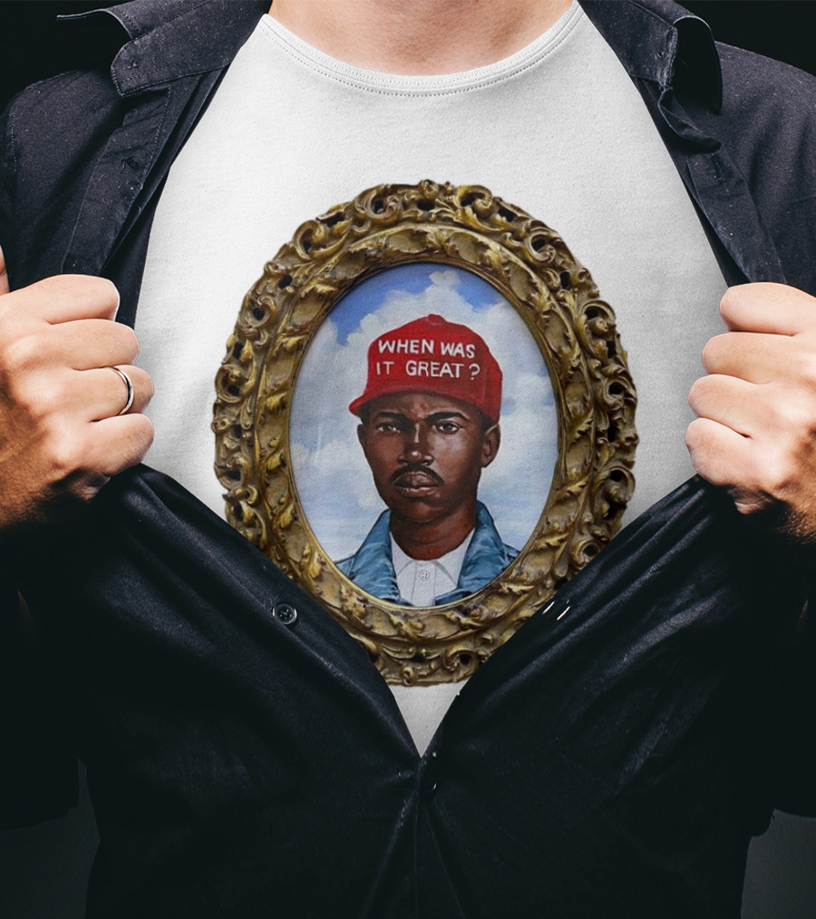 WHEN WAS IT GREAT RED CAP OVAL T-Shirt