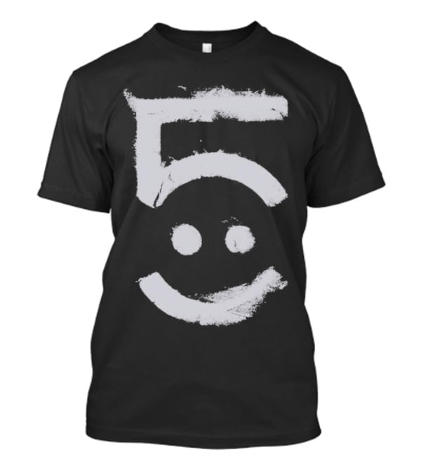 Awolnation Five Smiley Face Brushstroke T-Shirt