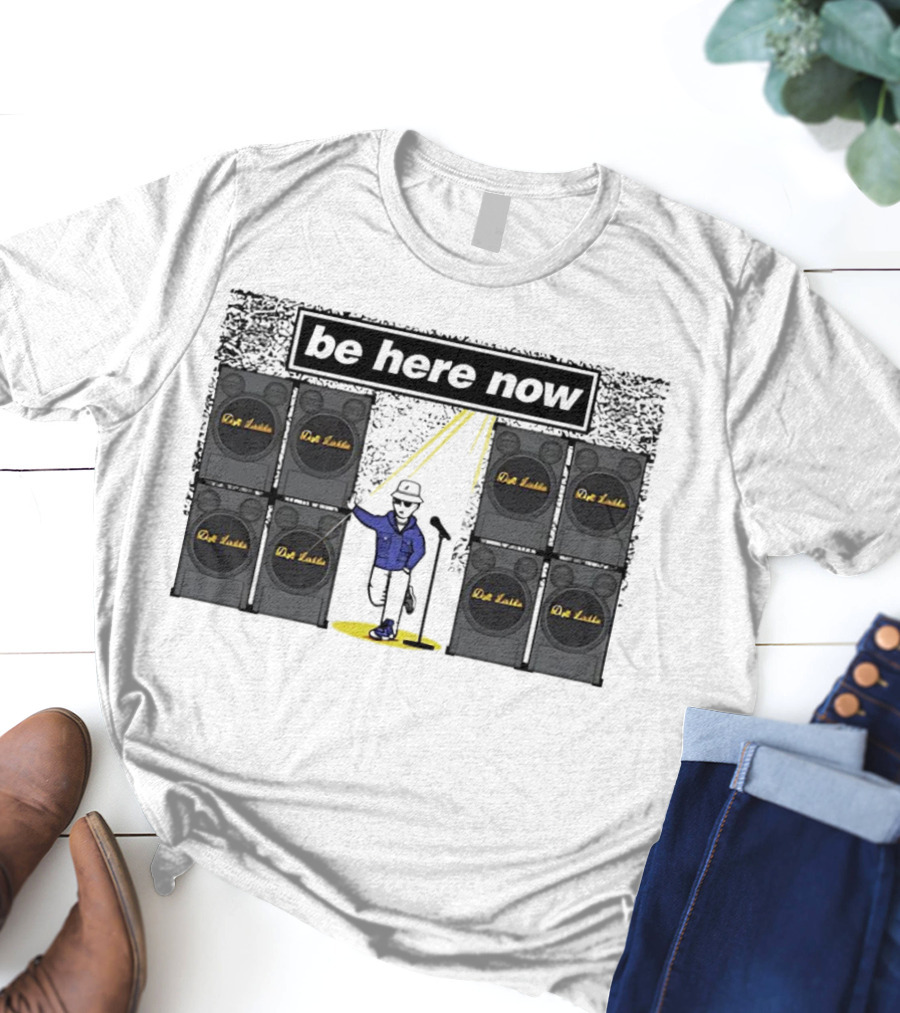 Be Here Now Dub Lodi Speaker Wall Band T-Shirt