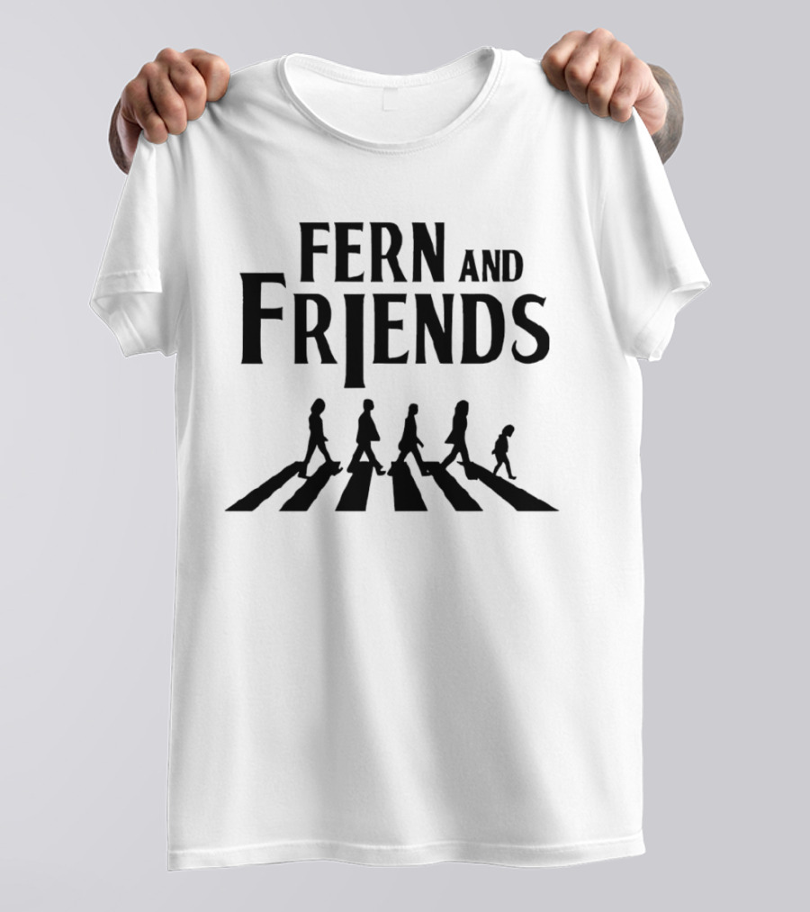 Fern And Friends Walking Across Iconic Abbey Road T-Shirt