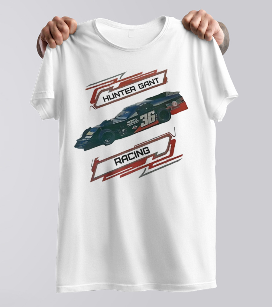 Hunter Gant Nascar Racing Car 36 T-Shirt