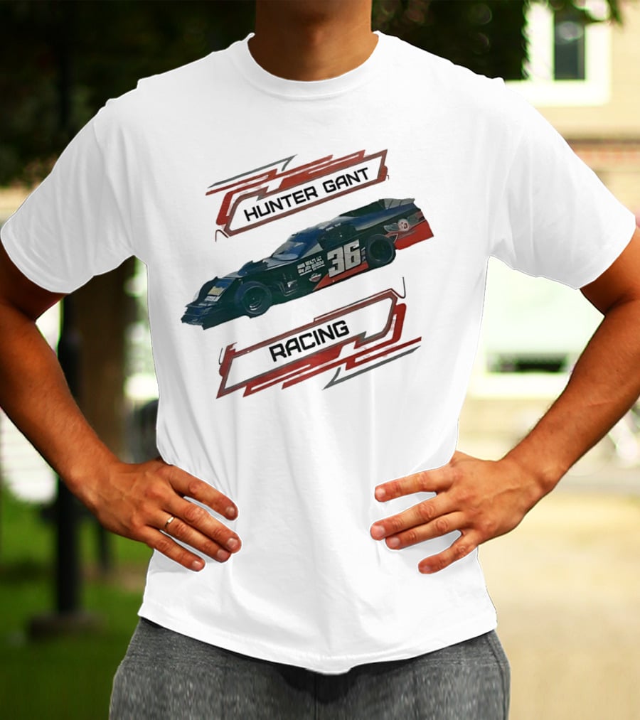 Hunter Gant Nascar Racing Car 36 T-Shirt