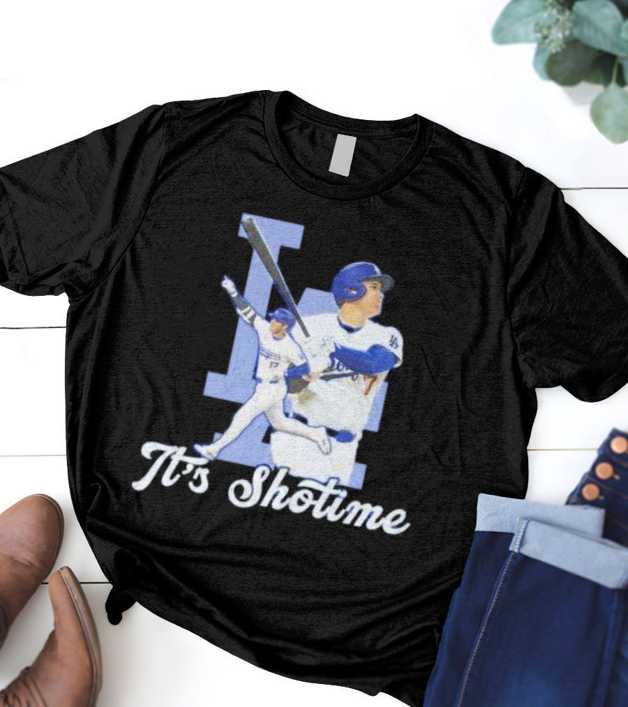 It's Shotime LA Shohei Ohtani Los Angeles Dodgers Baseball Player T-Shirt