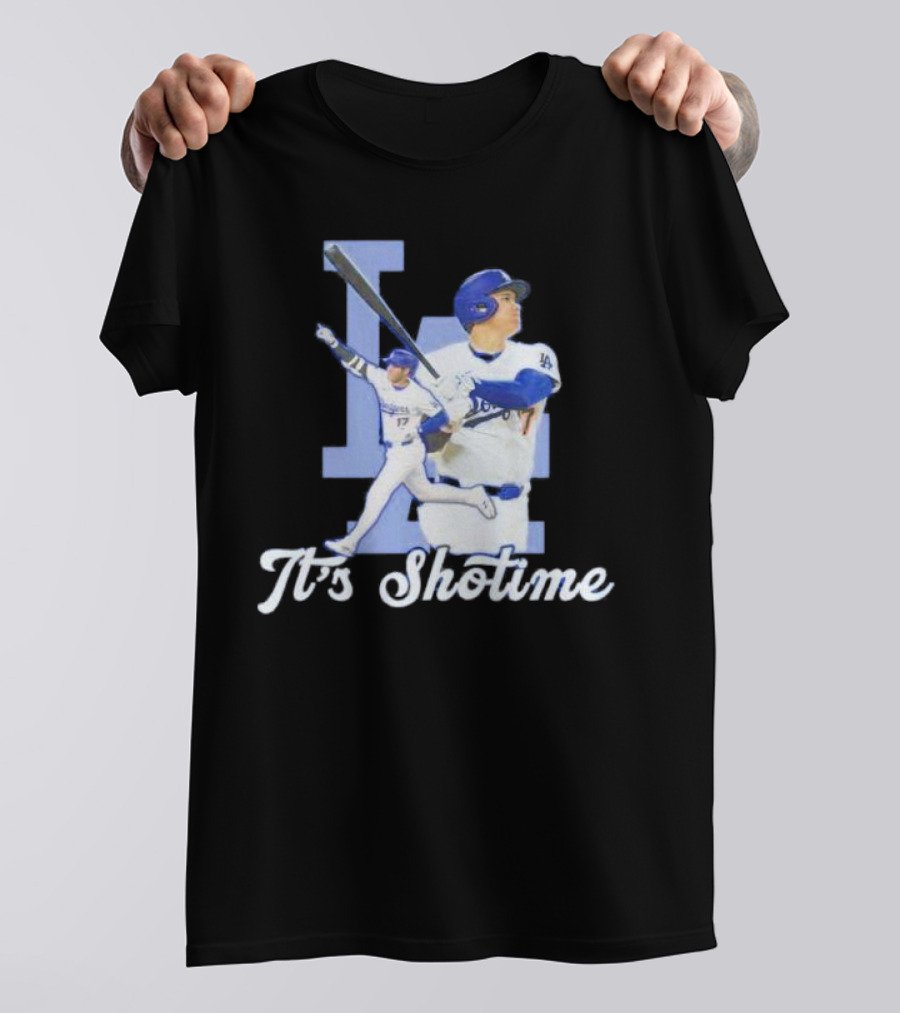It's Shotime LA Shohei Ohtani Los Angeles Dodgers Baseball Player T-Shirt