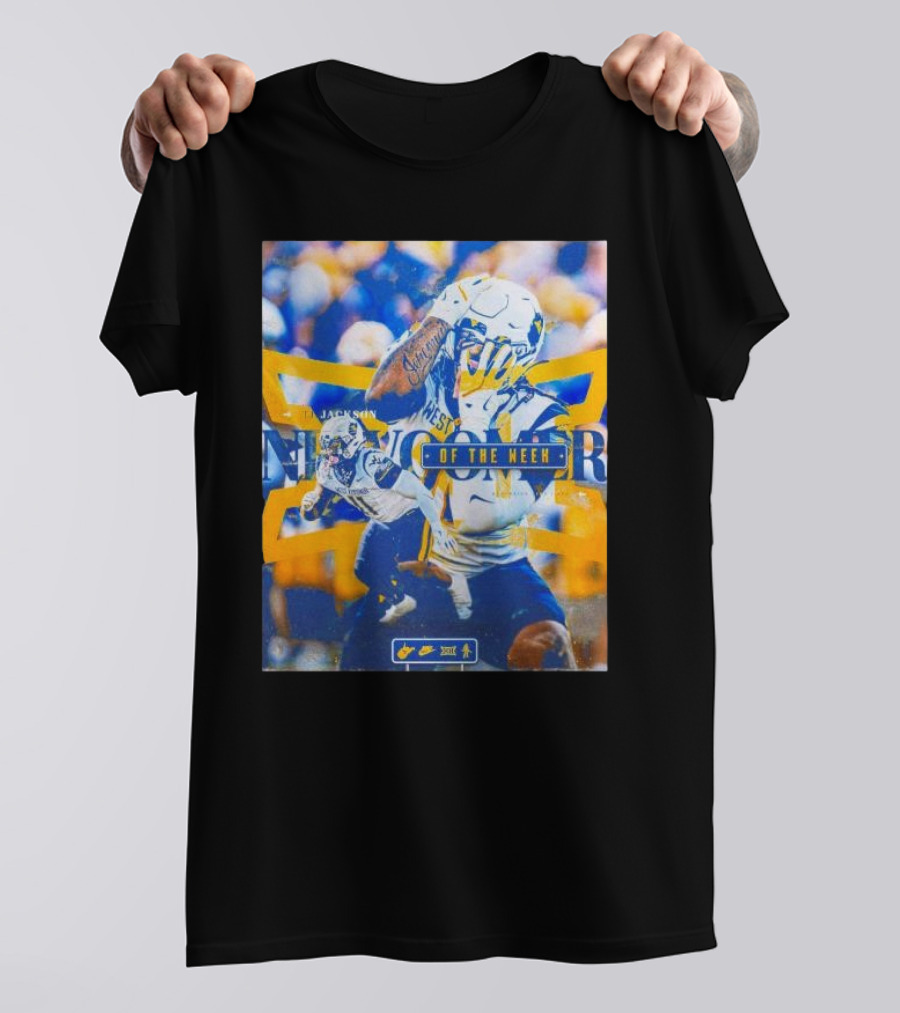 West Virginia Mountaineers TJ Jackson Player Of The Week T-Shirt