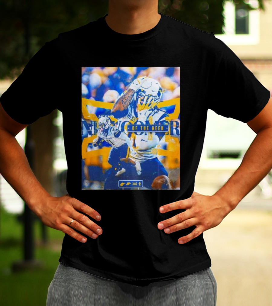 West Virginia Mountaineers TJ Jackson Player Of The Week T-Shirt
