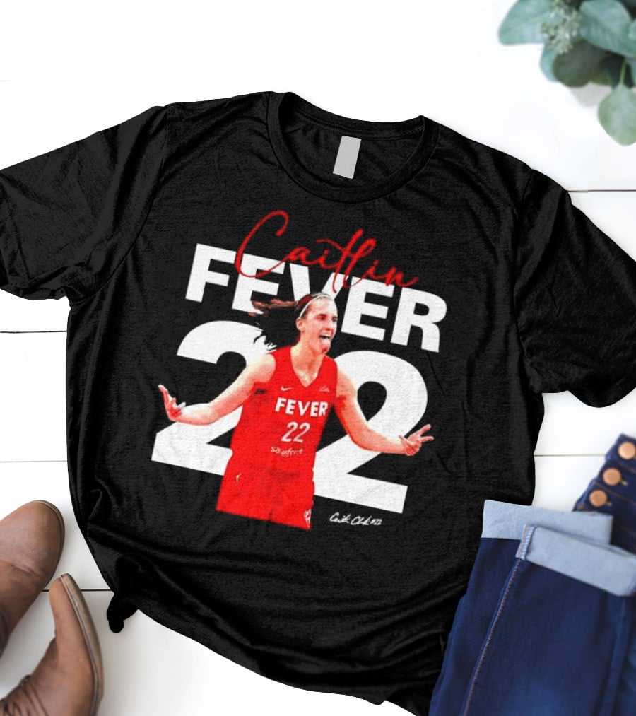 Caitlin Fever 22 Red Jersey SaeFere T-Shirt