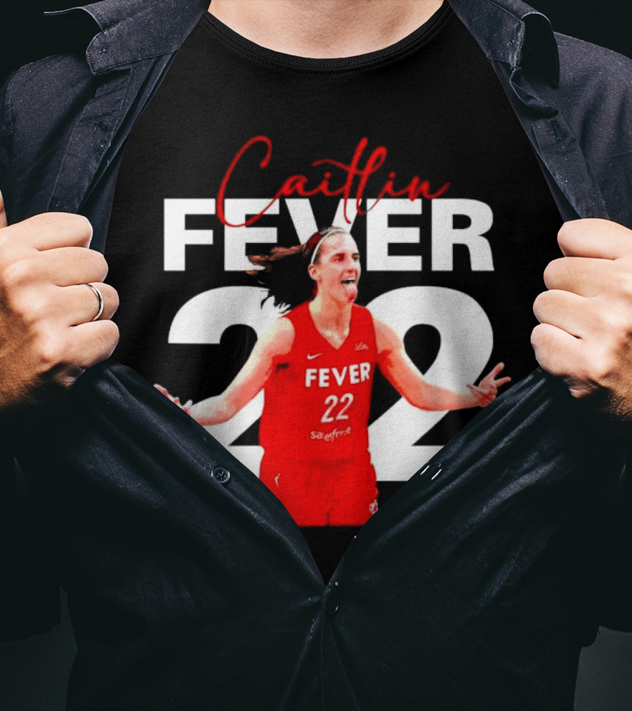 Caitlin Fever 22 Red Jersey SaeFere T-Shirt