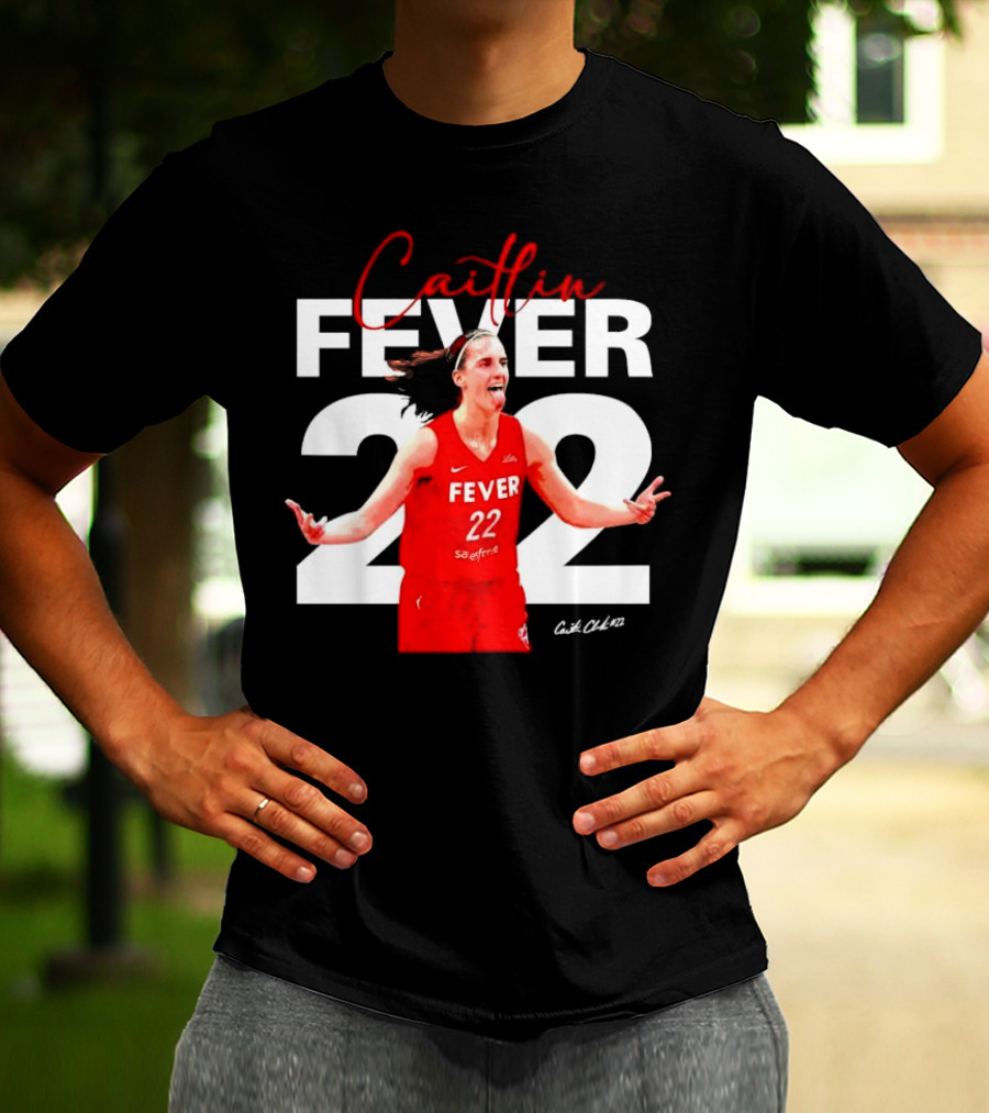 Caitlin Fever 22 Red Jersey SaeFere T-Shirt
