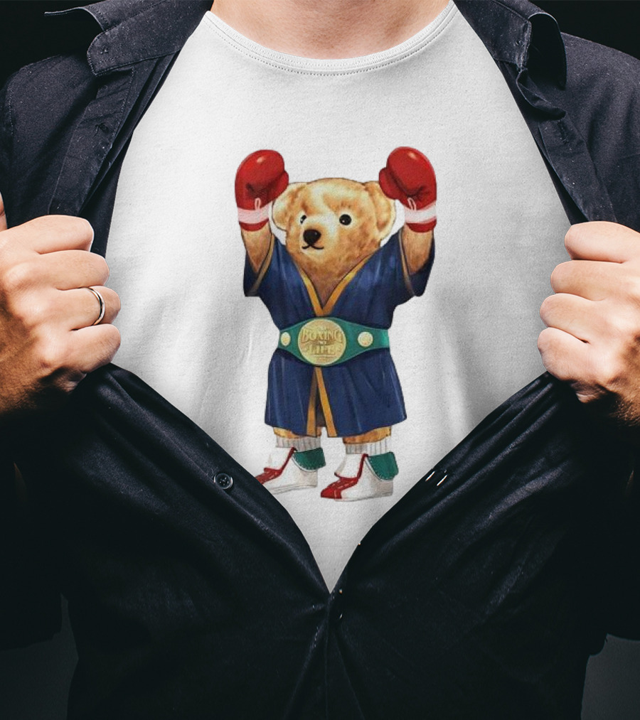 Canelo Bear Champion Boxing No Life Boxing Gloves Robe T-Shirt