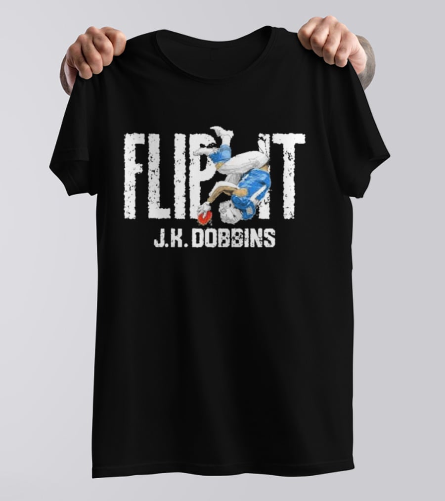Flip It J.K. Dobbins Los Angeles Chargers Football Action T-Shirt