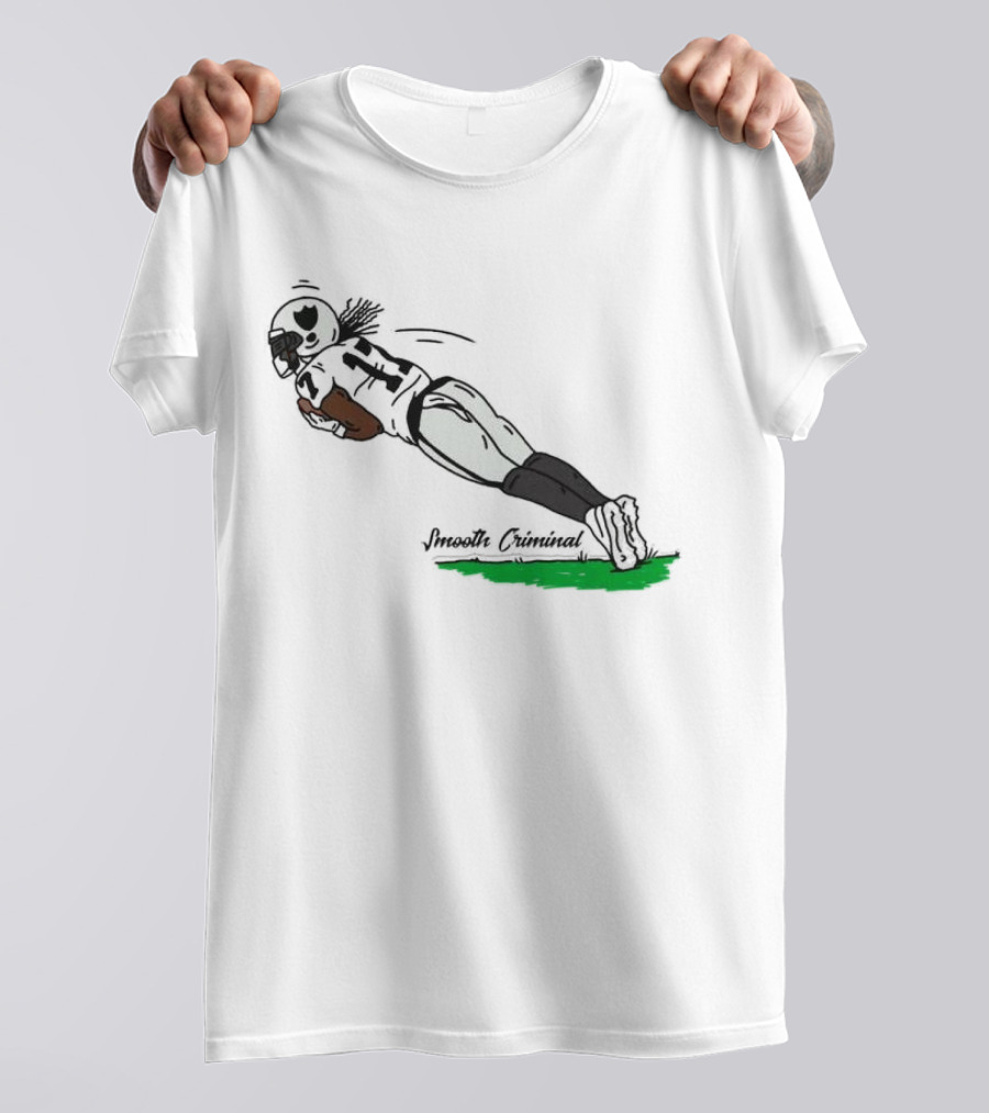 Smooth Criminal Davante Adams Las Vegas Raiders Leap NFL Football T-Shirt