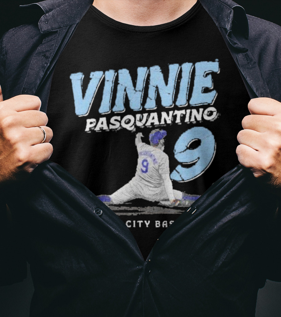 VINNIE PASQUANTINO 9 KANSAS CITY BASEBALL T-Shirt