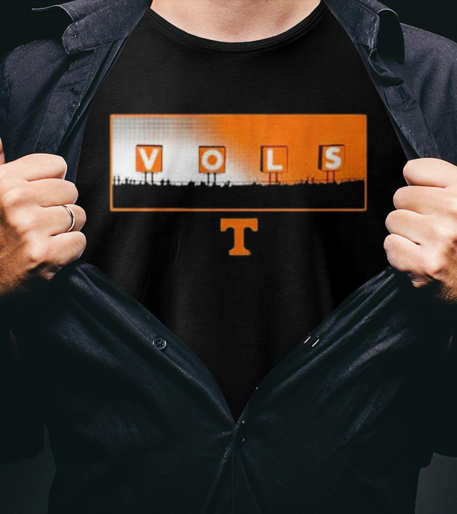VOLS Tennessee Volunteers Stadium Iconic T Emblem T-Shirt