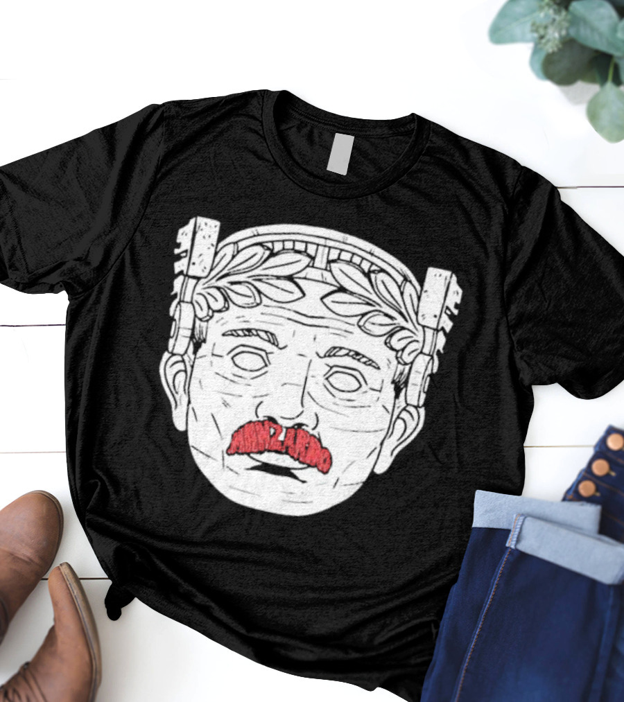 Guardian Maxilarino Mustache Roman Bust T-Shirt