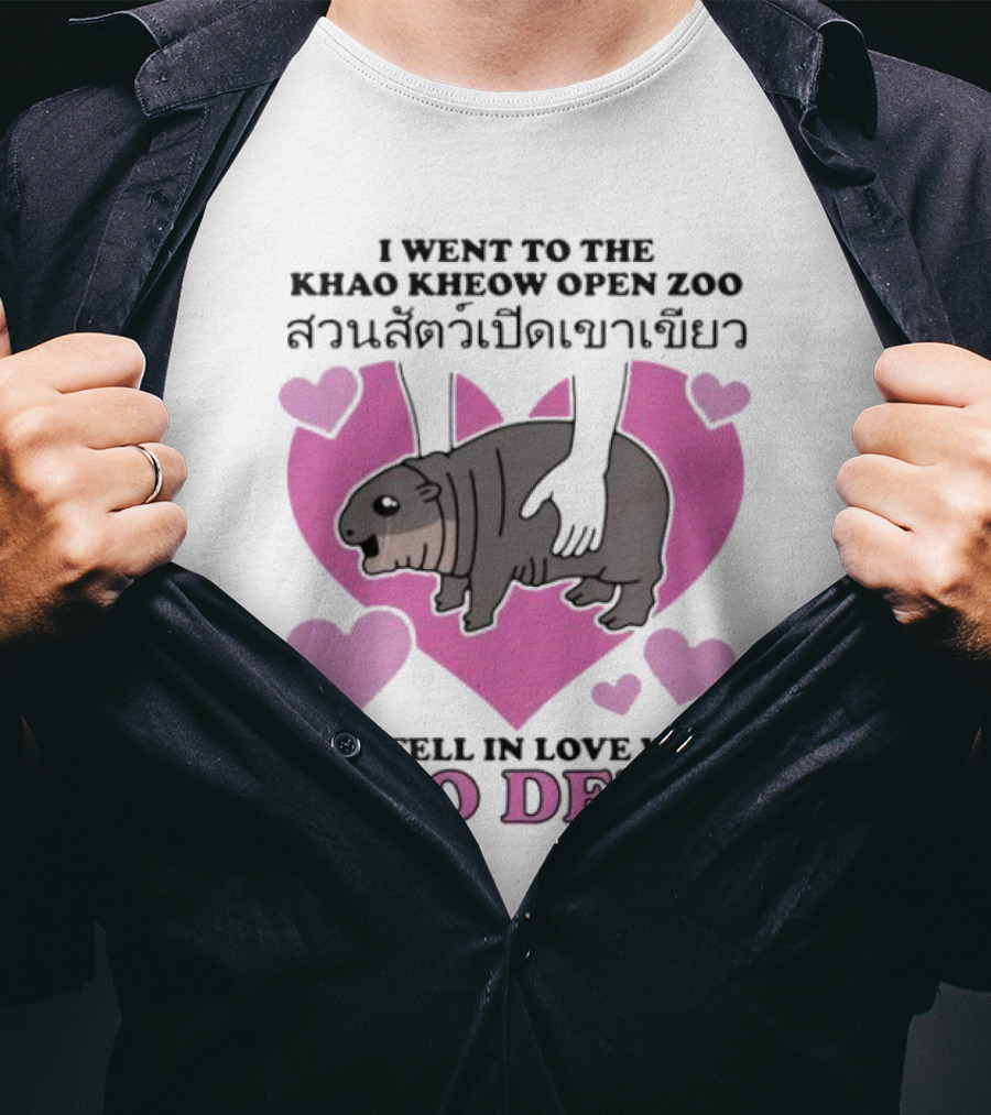 I Went To The Khao Kheow Open Zoo And Fell In Love With Moo Deng T-Shirt