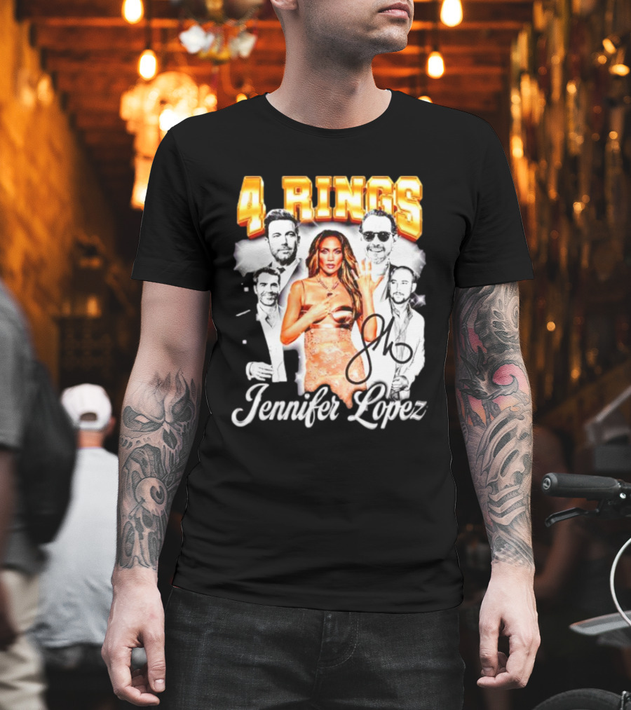 4 Rings Jennifer Lopez Signature T-Shirt