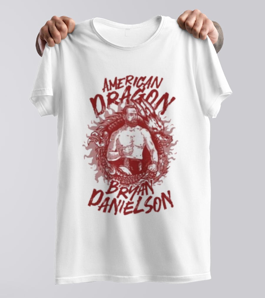 American Dragon Bryan Danielson Fiery Red Power T-Shirt