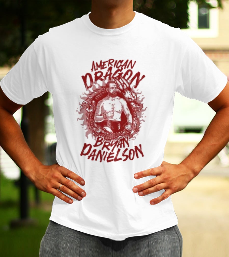 American Dragon Bryan Danielson Fiery Red Power T-Shirt