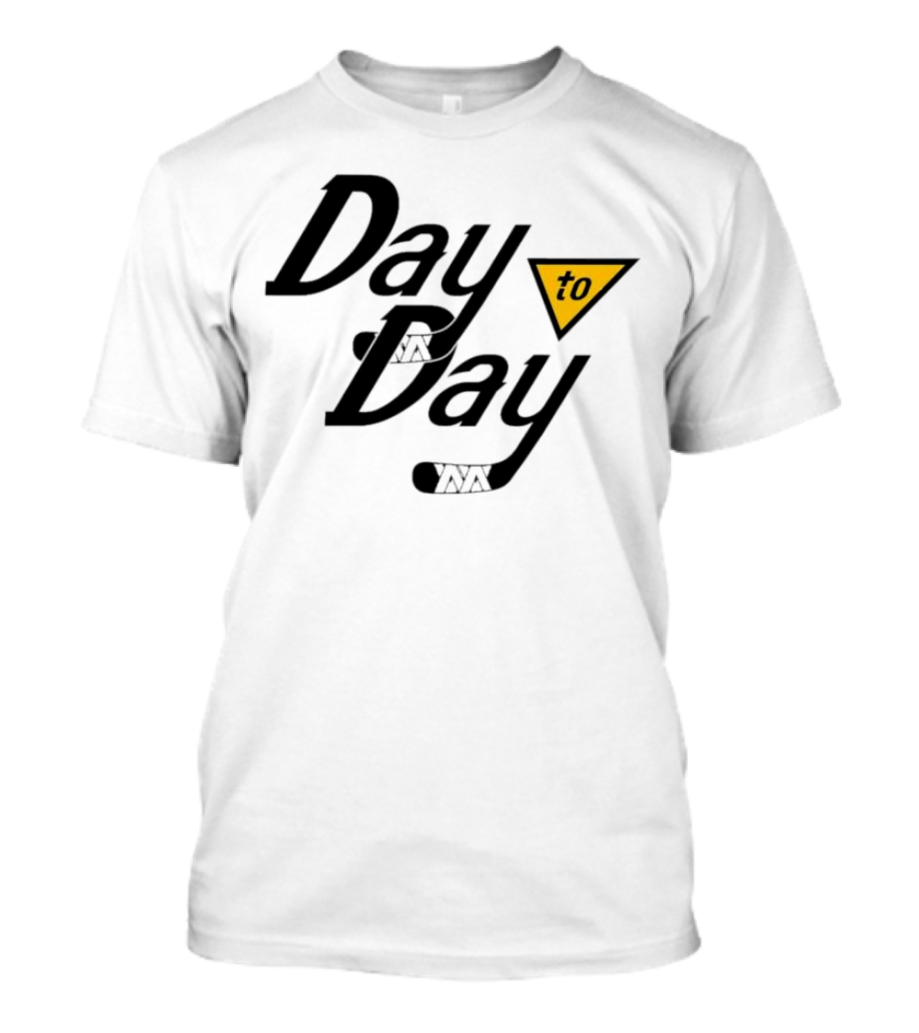 Day To Day Pittsburgh Penguins Hockey Stick Triangle T-Shirt