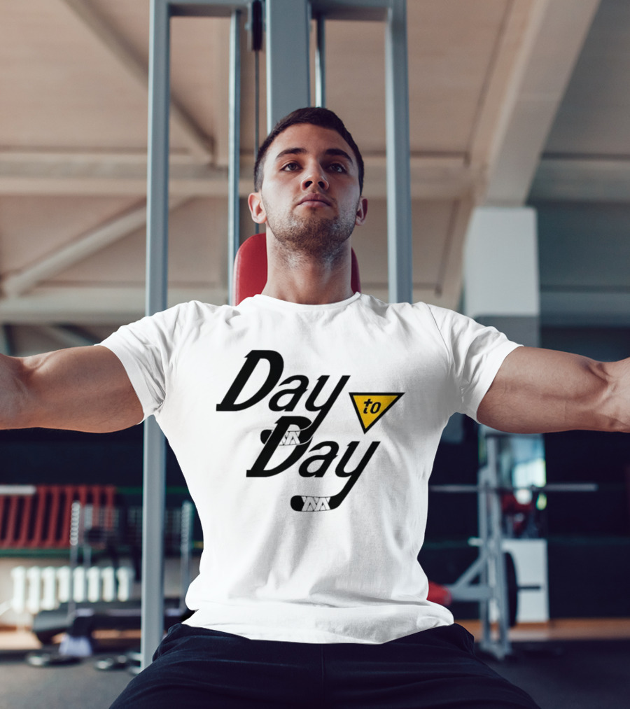Day To Day Pittsburgh Penguins Hockey Stick Triangle T-Shirt