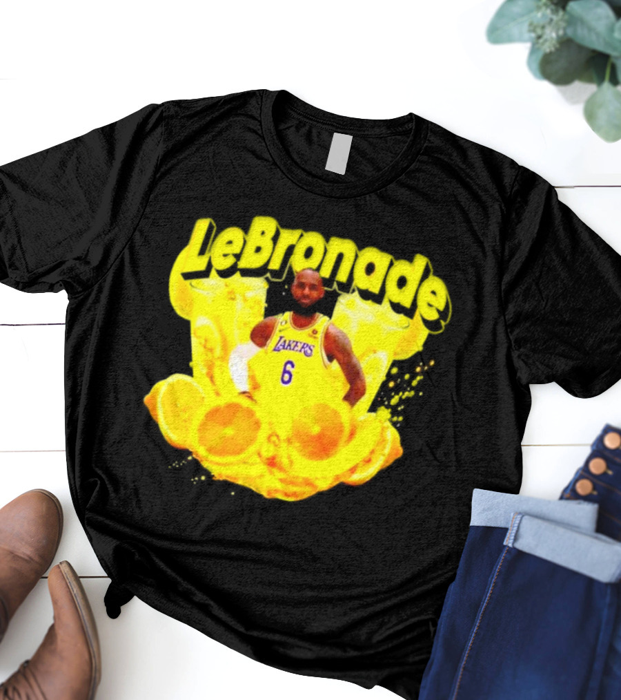 LeBronade LeBron James Los Angeles Lakers 6 Lemon Explosion T-Shirt