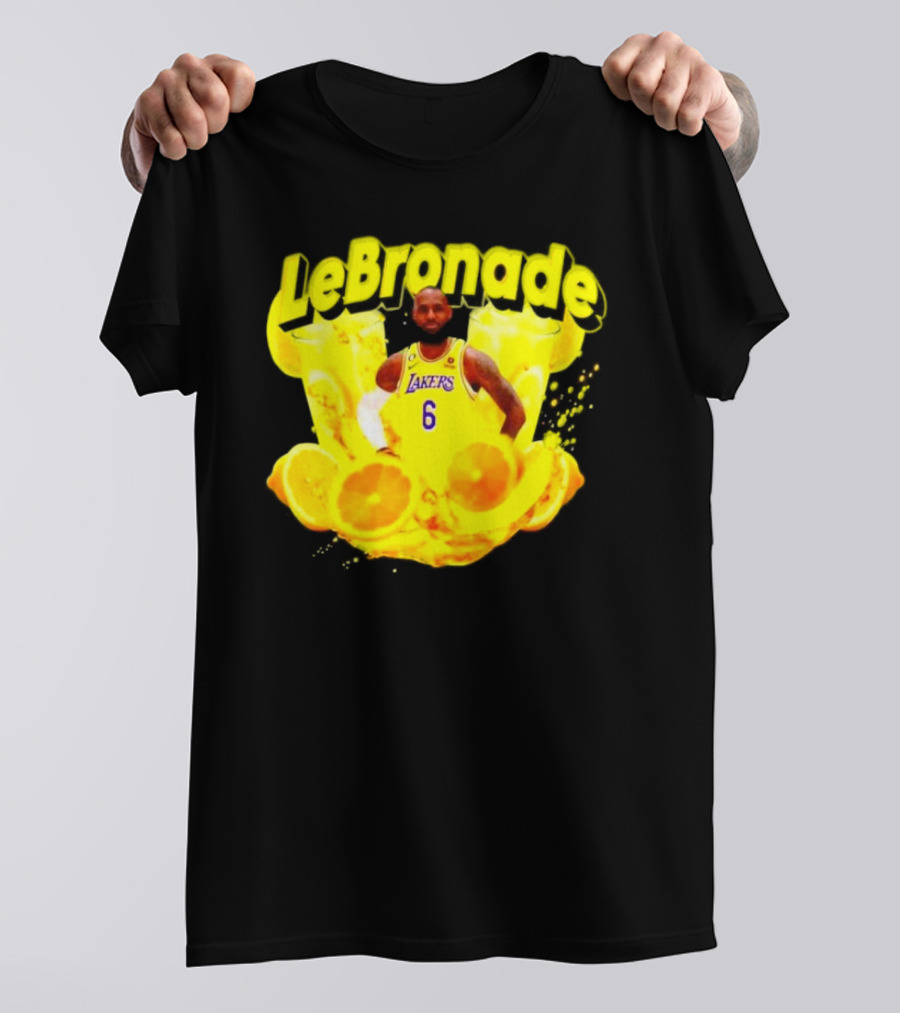 LeBronade LeBron James Los Angeles Lakers 6 Lemon Explosion T-Shirt