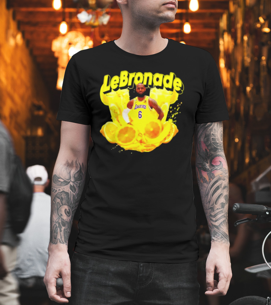 LeBronade LeBron James Los Angeles Lakers 6 Lemon Explosion T-Shirt