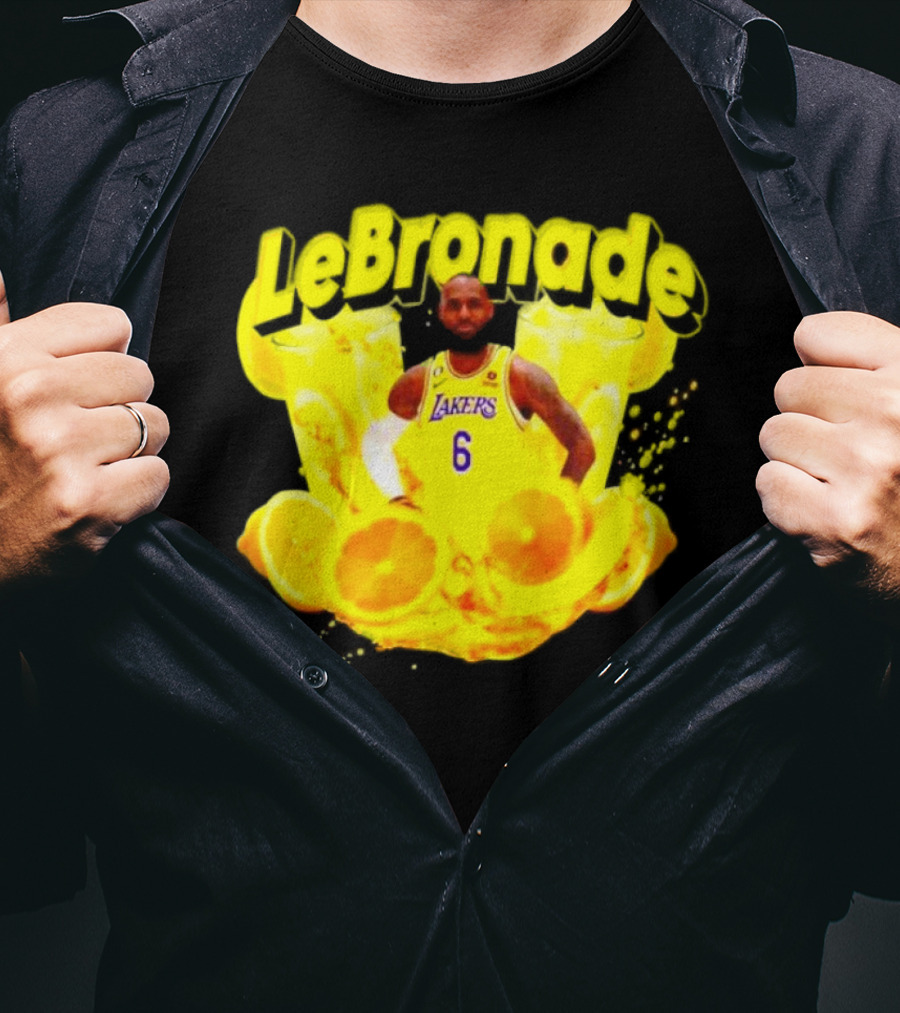 LeBronade LeBron James Los Angeles Lakers 6 Lemon Explosion T-Shirt